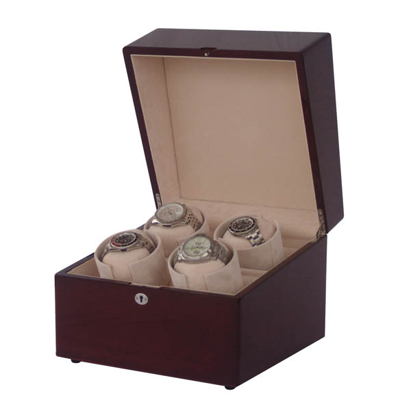 Automatic watch winder,Quad watch winders,watchwinder,watch winders box,underwood watch winders 71004-03