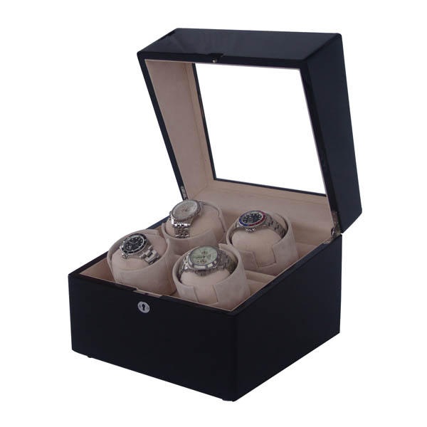 Automatic watch winder,Quad watch winders,watchwinder,watch winders box,underwood watch winders 71104b-03