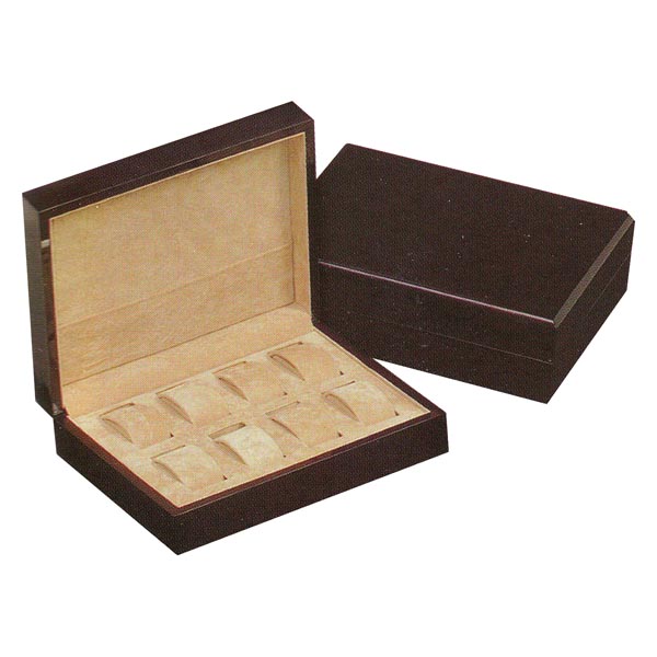 Awatchwinder 8 Watch wood case with removable shell cushion C208