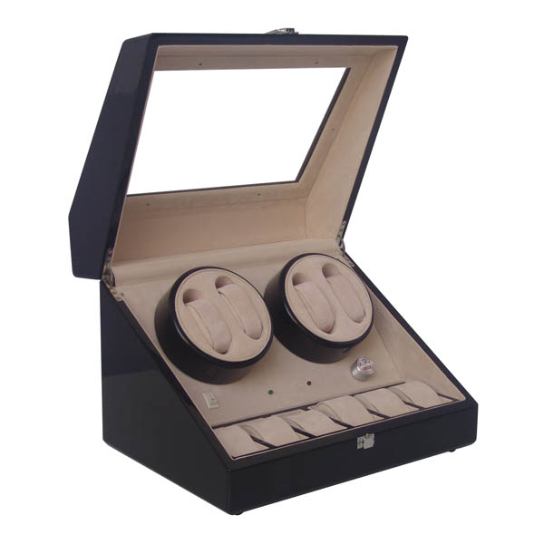 Awatchwinder Quad Automatic watch winders with 6 watch case TWB204