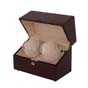 Burl wood watch winder,Dual watchwinder 71002