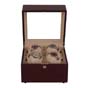 Burl wood watch winder,Four watch winder 71104