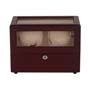 Burlwood watch winder,Double watch winder 71202