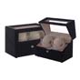 Automatic watch winder,Quad watch winders,watchwinder,watch winders box,underwood watch winders 71202b-00