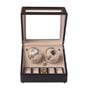 Burl wood watch winder,Dual watch winder 71302