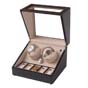 Wood watch box,Double watch winders 71302