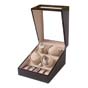 Wood watch case,4 watch winder 71304