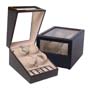 Watch box winder,Quad watch winder with watch case 71304