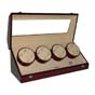 Burlwood watch winder,Six watch winder TWA036