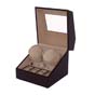 Wooden watch winders,1 Watch winder with 3 watch storage TWB102