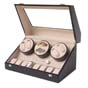 Automatic wood watch winder,6 Automatic watch winder with 8 watch box TWB206